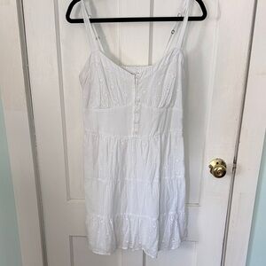 Hollister White Eyelet Lace Dress